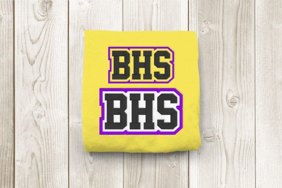 BHS High School Initials Embroidery: A Guide to Custom School Spirit Designs