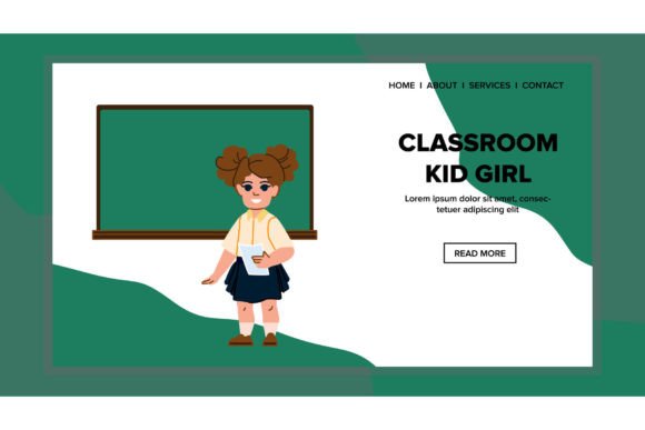 Classroom Kid Girl Vector: A Guide