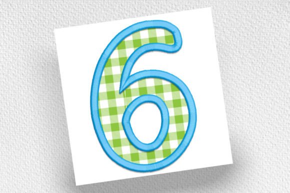 Creative Uses for 6 Number Six Applique Designs