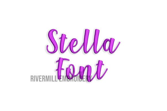 Enhance Your Projects with the Versatile 1 Stella Embroidery Font