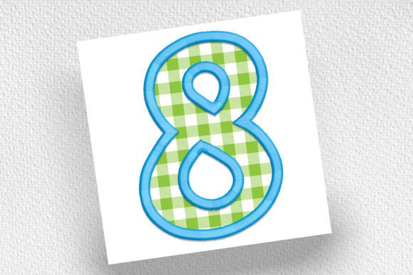Exploring the Versatility of Number 8 Applique Embroidery Designs