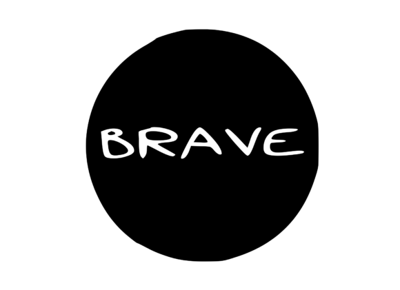 Good Job Sticker - Brave: A Bold Design Choice