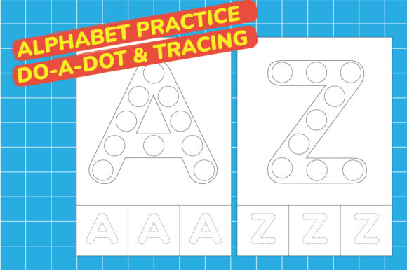 Master Alphabet Practice Do-a-Dot Tracing
