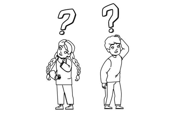 Unlocking Curiosity: How Kid Question Vectors Transform Educational Illustrations
