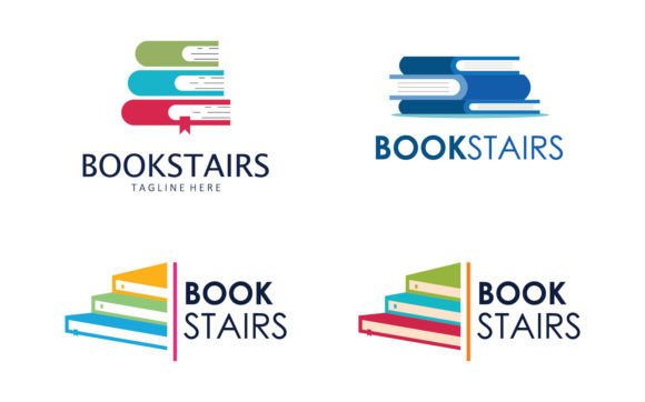 Vector Stairs Book Logo Design Guide